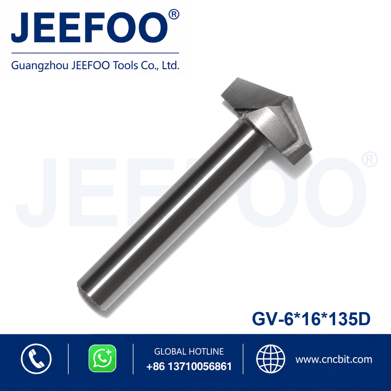 6x16x135D 3D V Groove Engraving Bits