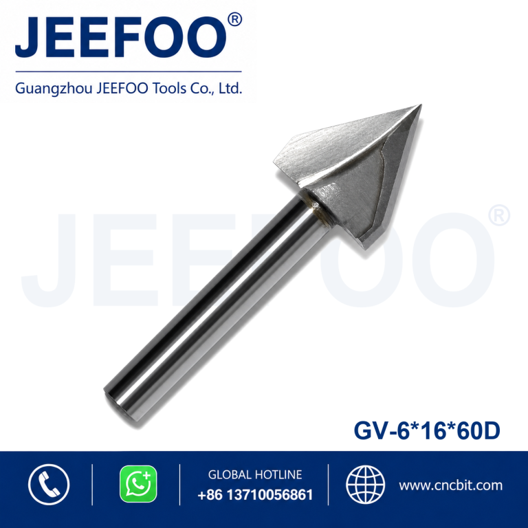 6x16x60D 3D V Groove Engraving Bits for CNC Woodworking product image