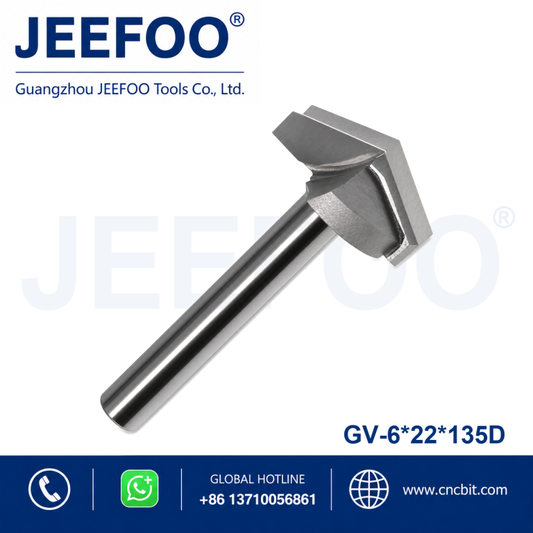 6x22x135D 3D V Groove Engraving Bits for CNC Woodworking product image