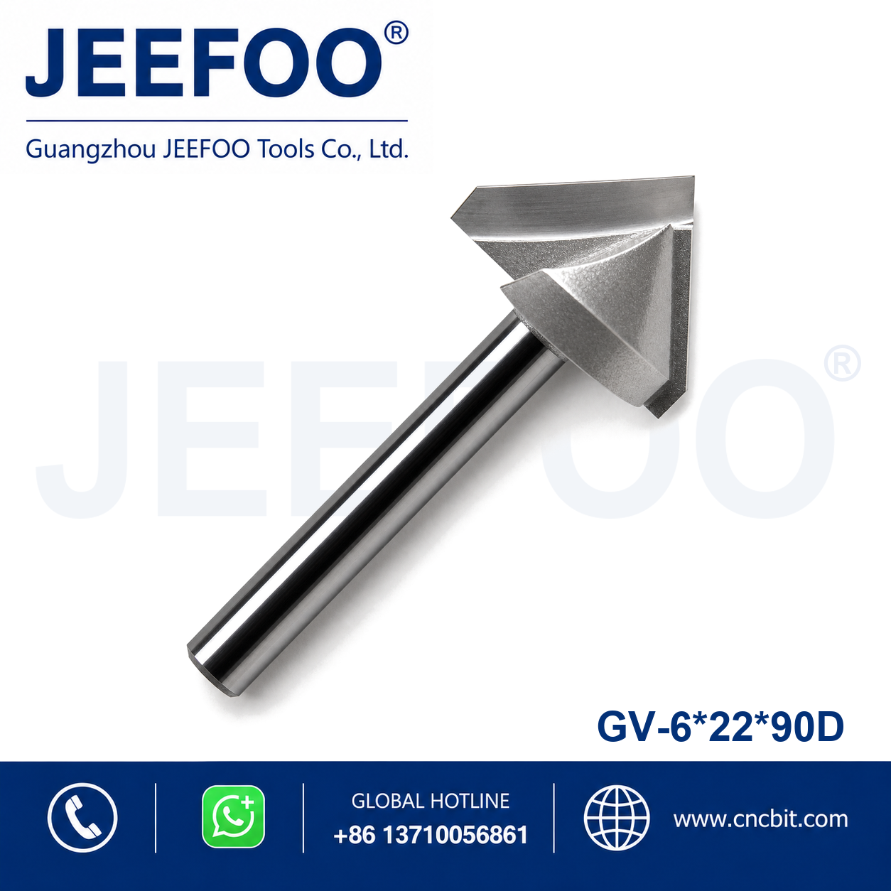 6x22x90D 3D V Groove Engraving Bits