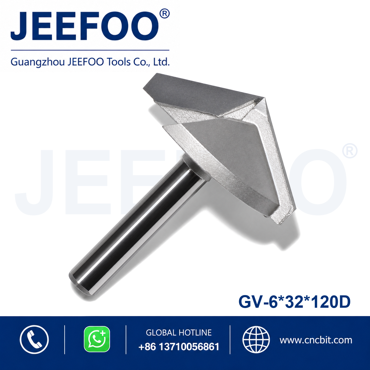 6x32x120D 3D V Groove Engraving Bits