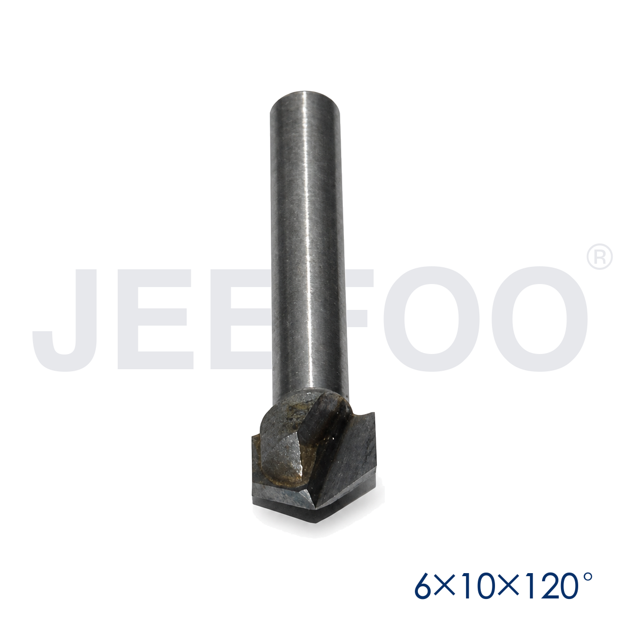 6x10x120D woodworking V groove router bit detail