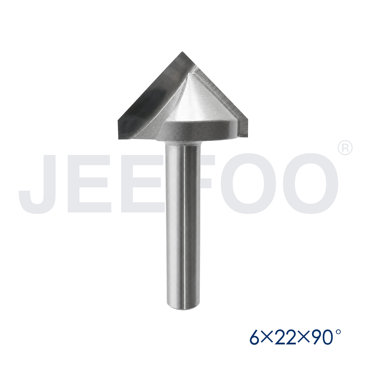 6x22x90D V shape CNC engraving cutter detail