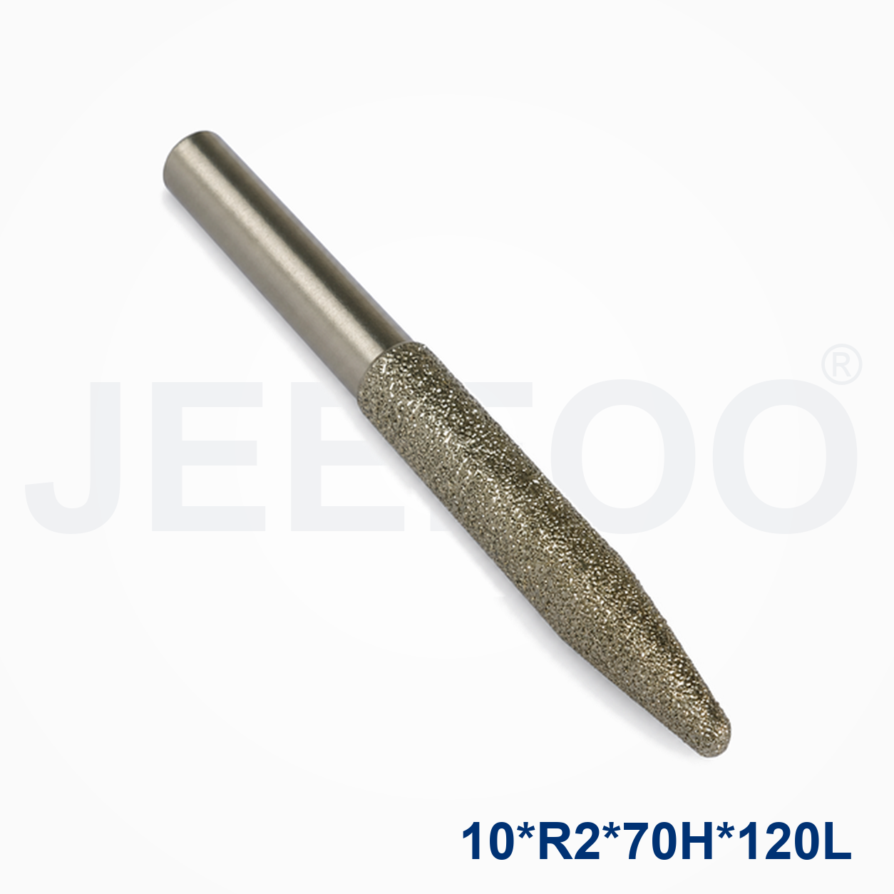 10xR2x70Hx120L Brazed Diamond Stone Bit detail 2