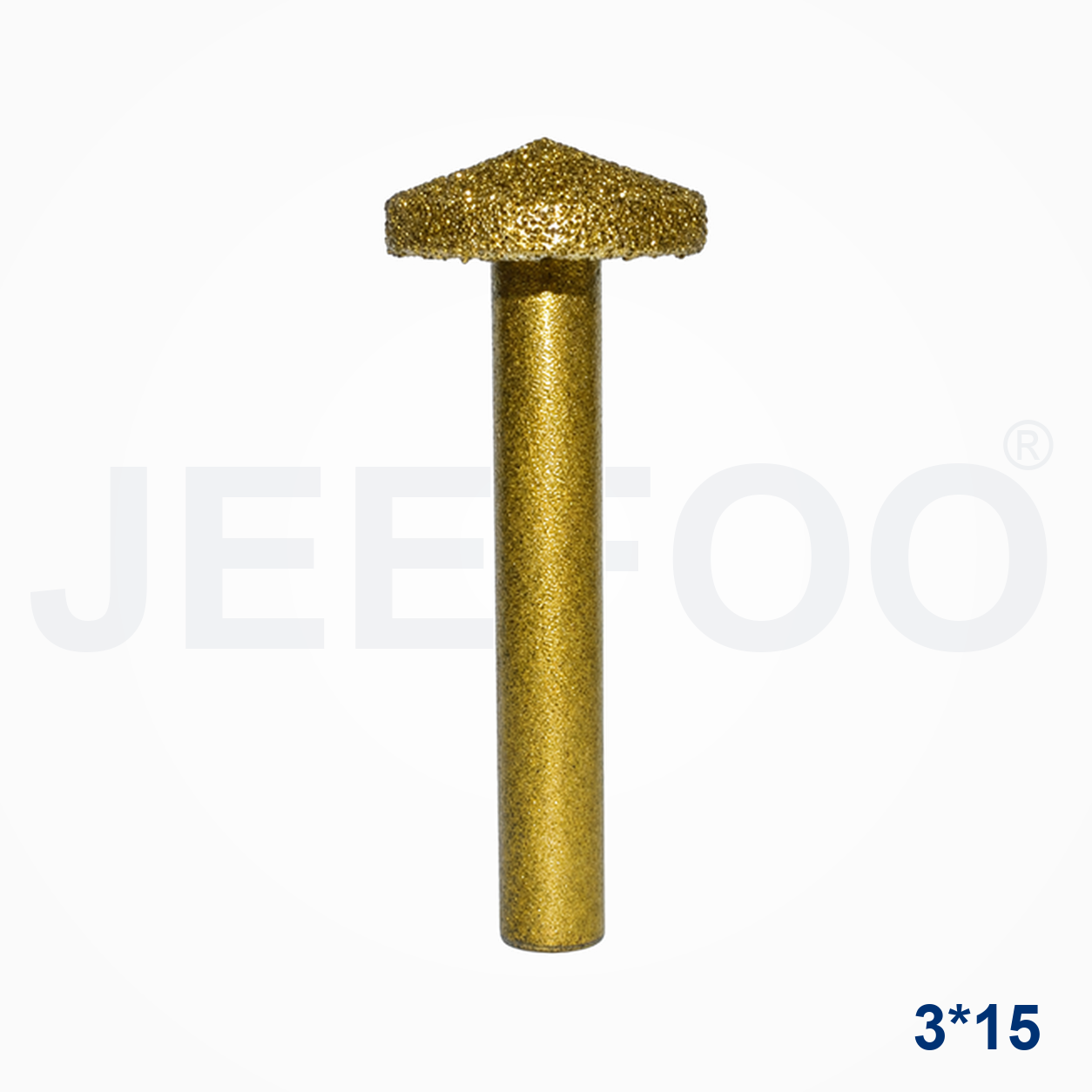 3x15 Brazed Diamond Stone Carving Bit detail 2