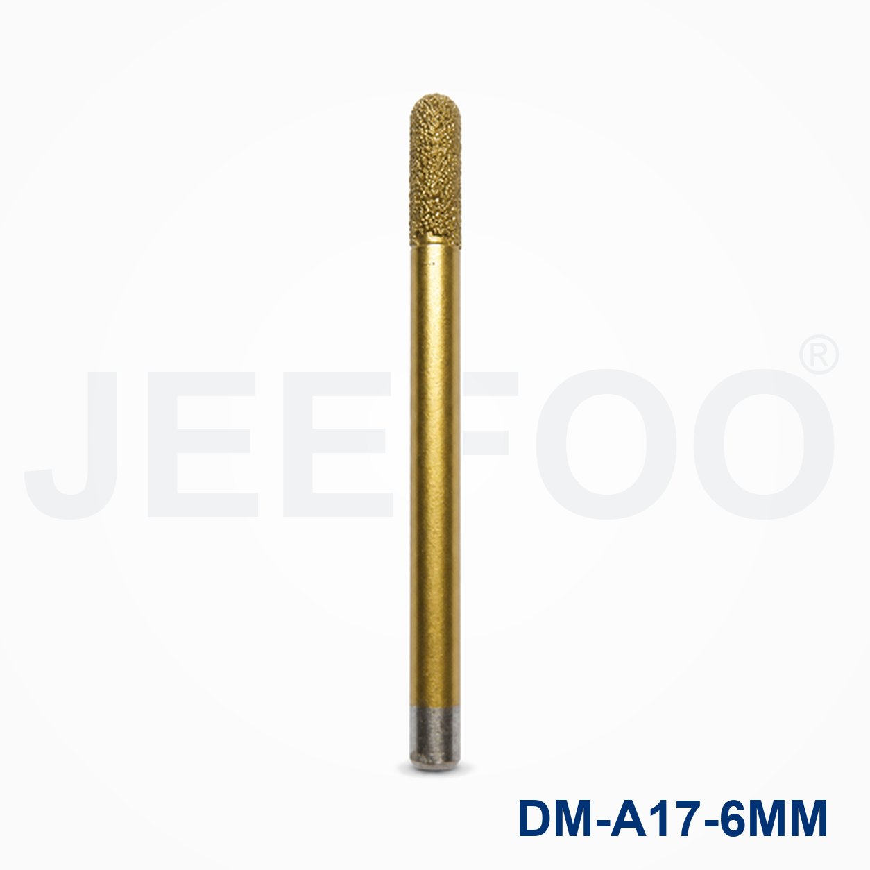 Extended 6mm Brazed Diamond Ball Nose Stone Bit detail 1