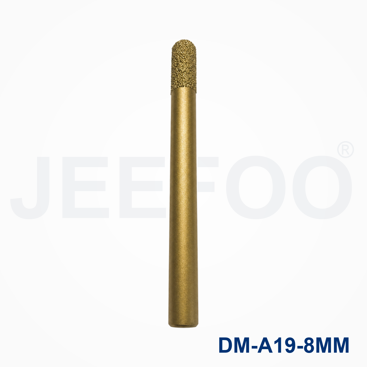 Extended 8mm Brazed Diamond Ball Nose Stone Bit detail 1