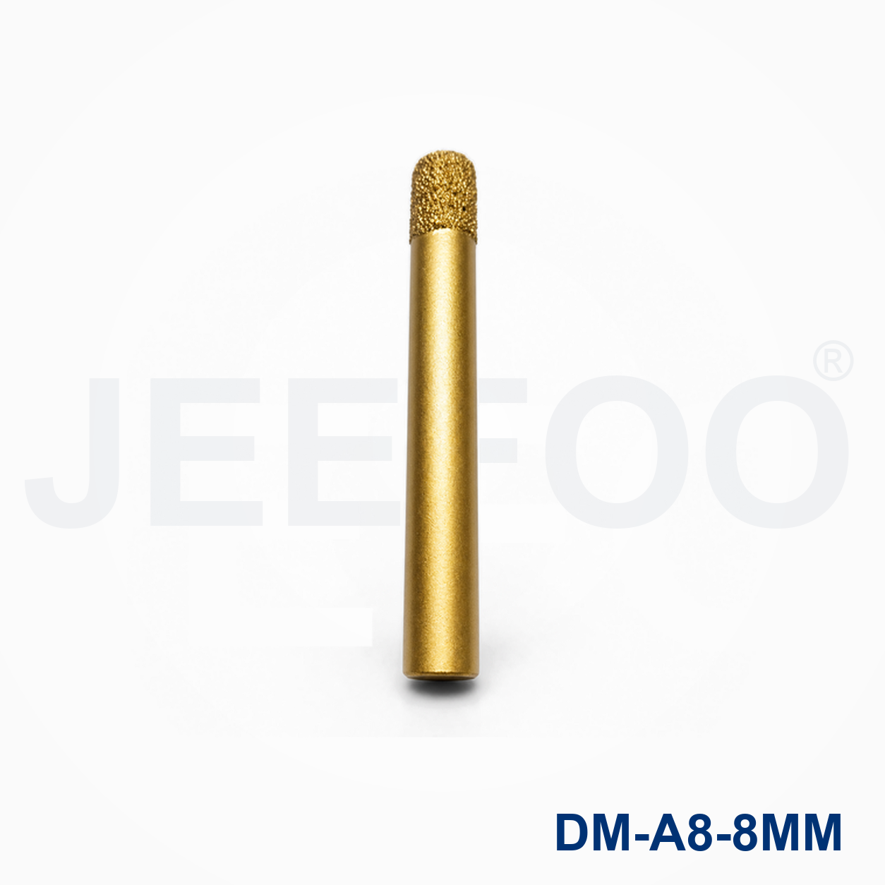 8mm Brazed Diamond Flat Bottom Stone Bit detail 1