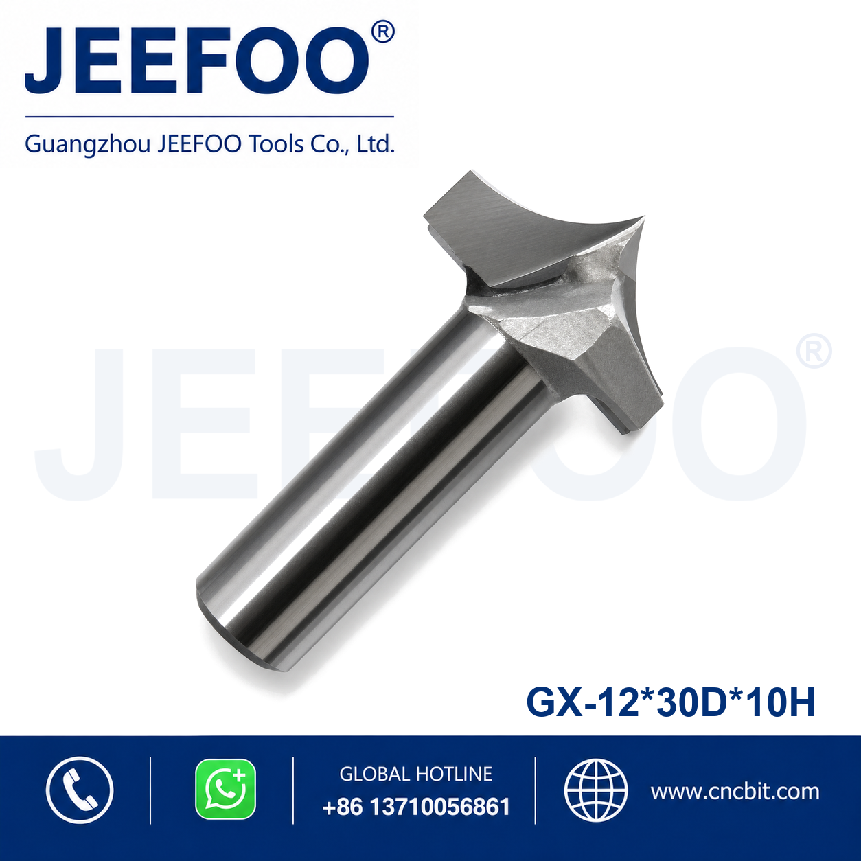 12x30Dx10H JF Tungsten Carbide Needle Nose Cutter for CNC woodworking