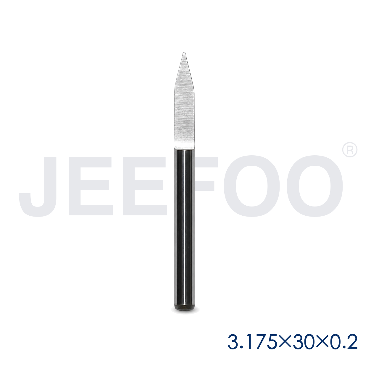 Flat Bottom Engraving Bits GA 3.175 x 30 degree x 0.2 x 38L A