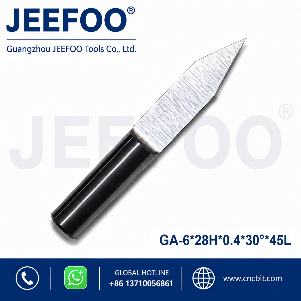 6mm engraving bit 28mm cutting height supplied from Guangzhou
