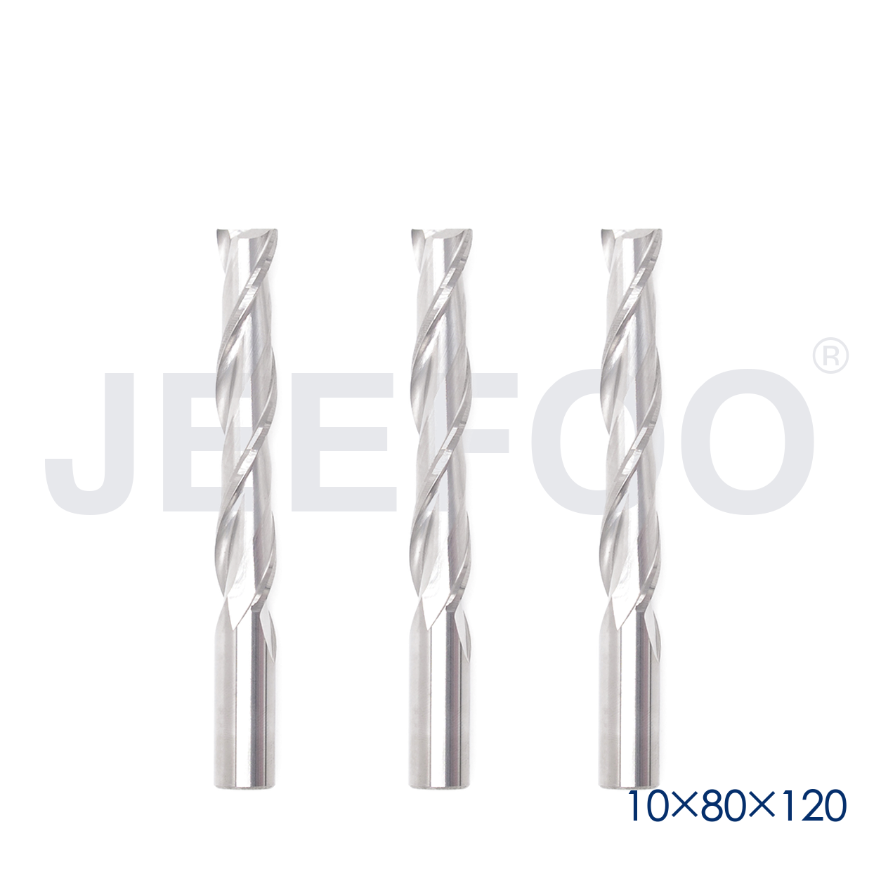 10x80x120 Two Spiral Flute Bits solid carbide end mill