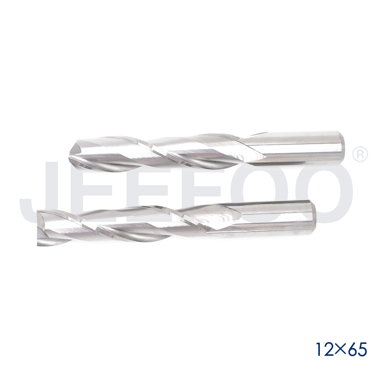 12x65 Two Spiral Flute Bits solid carbide end mill