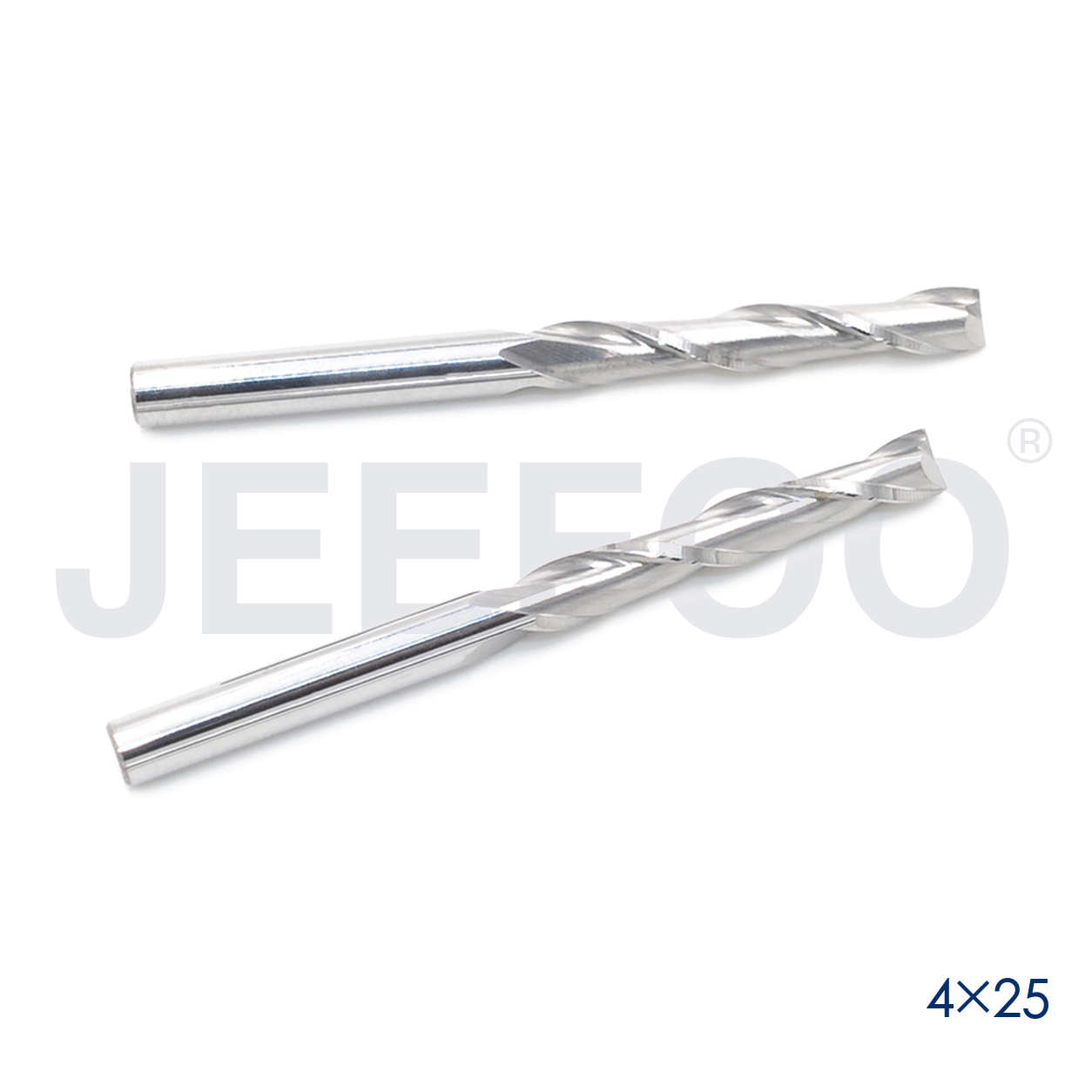 4x25 double flute CNC cutting tool