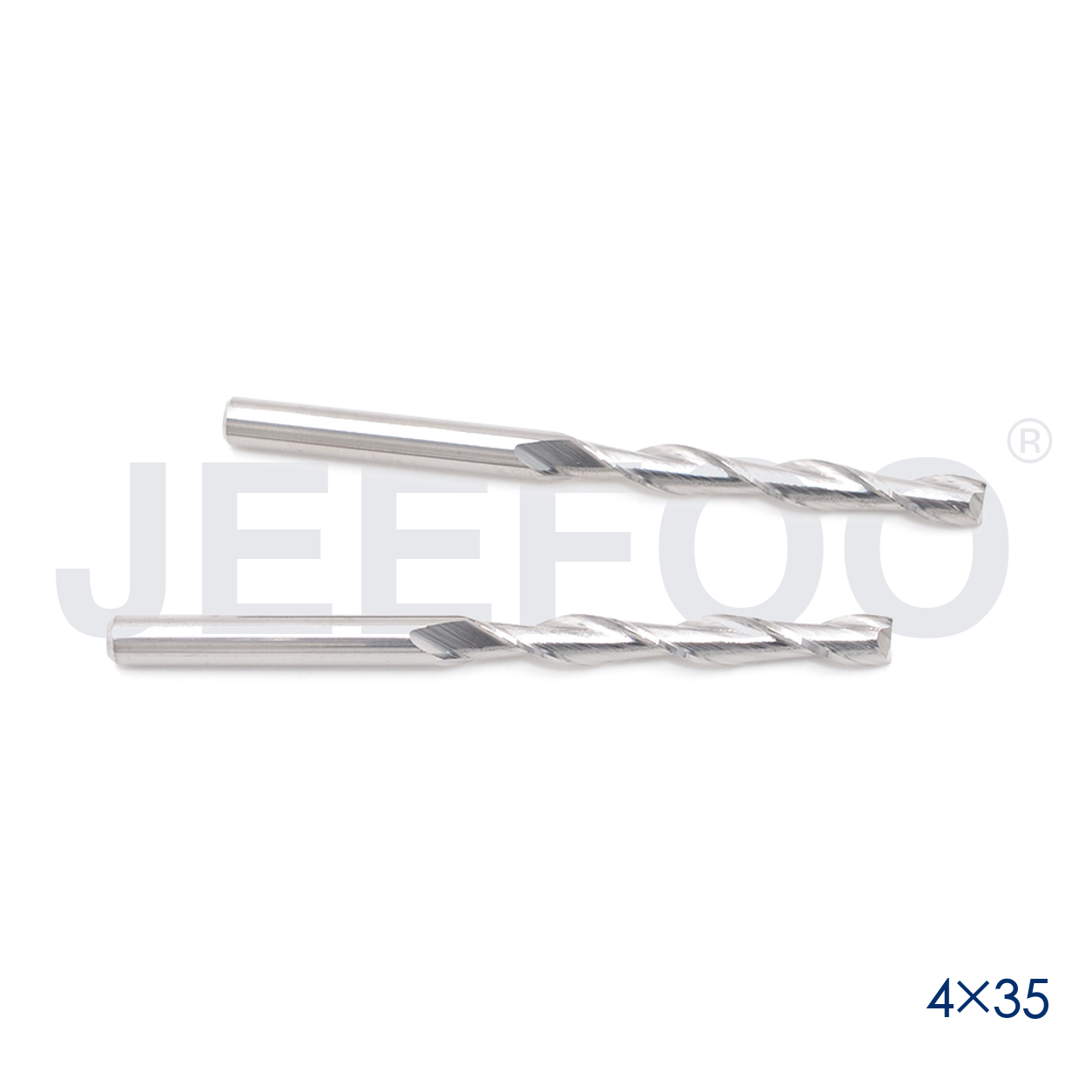 4x35 double flute CNC cutting tool