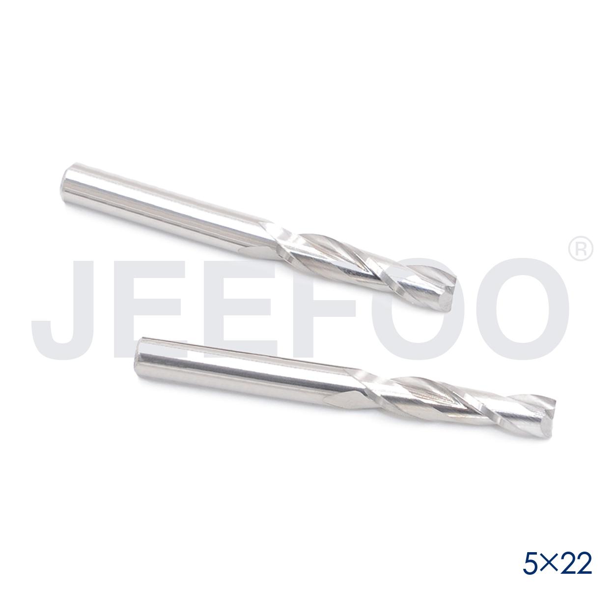 5x22 double flute CNC cutting tool