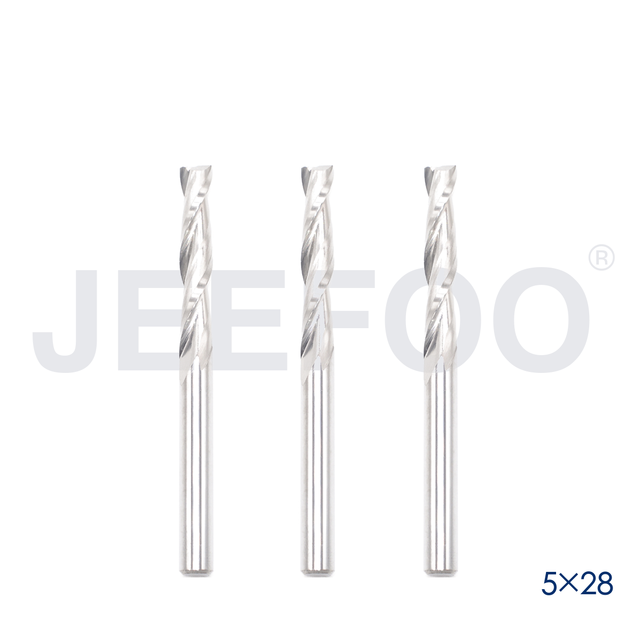 5x28 Two Spiral Flute Bits solid carbide end mill