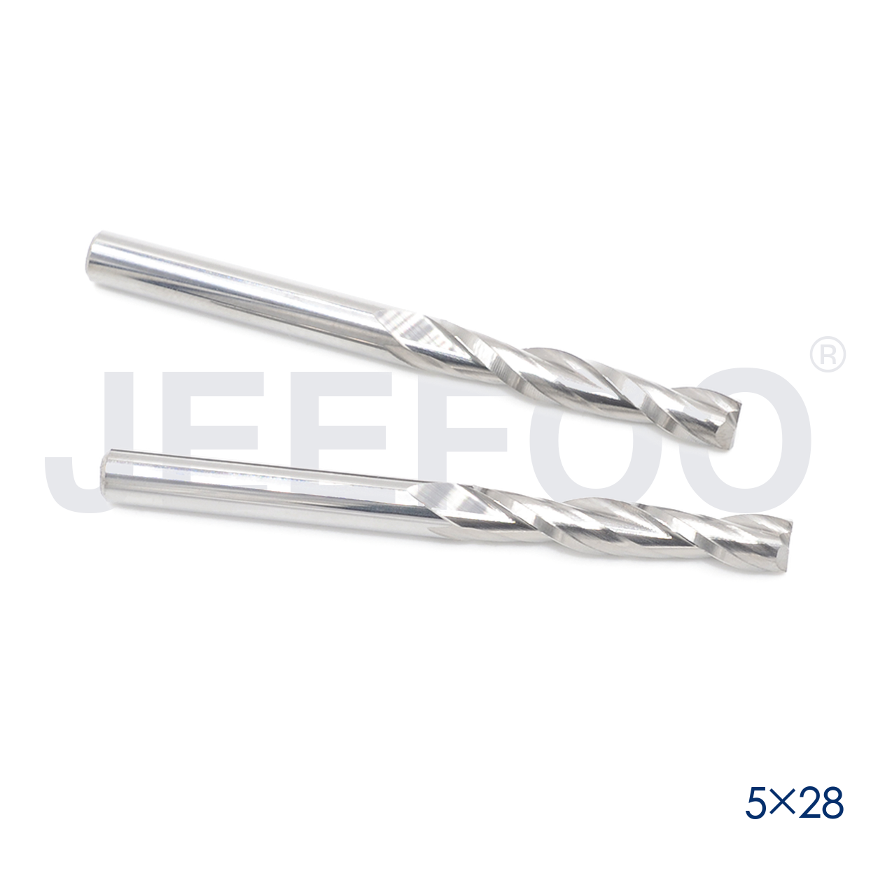 5x28 double flute CNC cutting tool