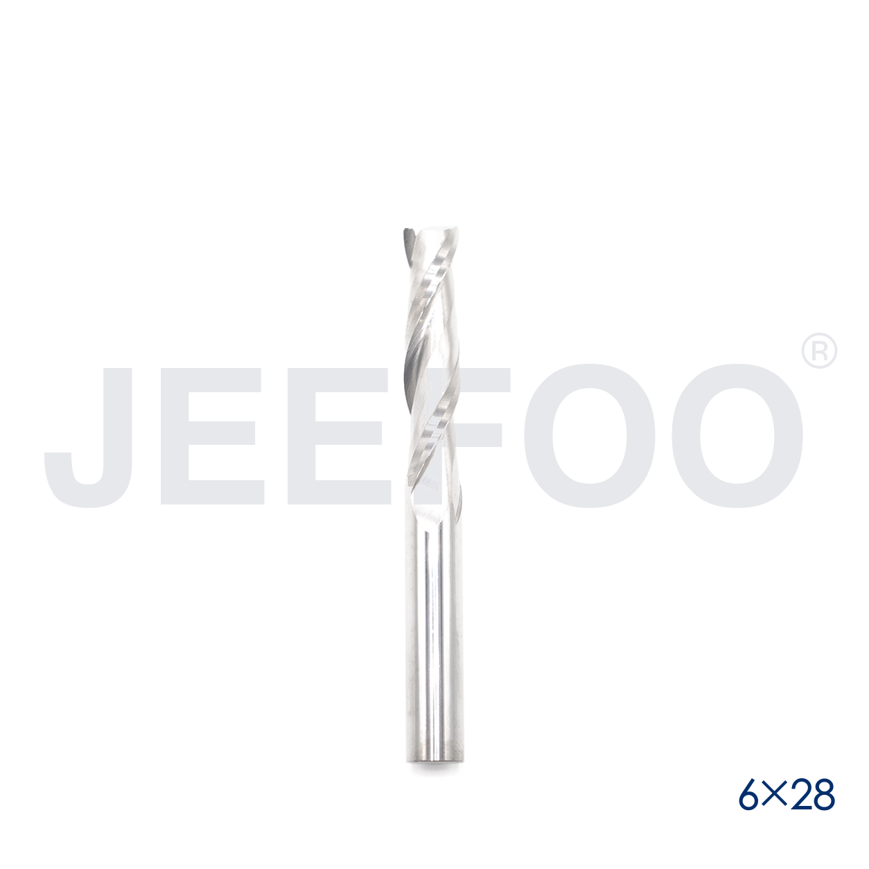 6x28 Two Spiral Flute Bits solid carbide end mill