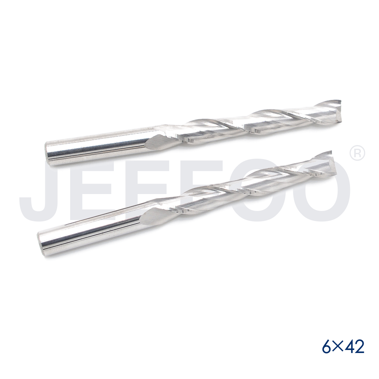 6x42 double flute CNC cutting tool