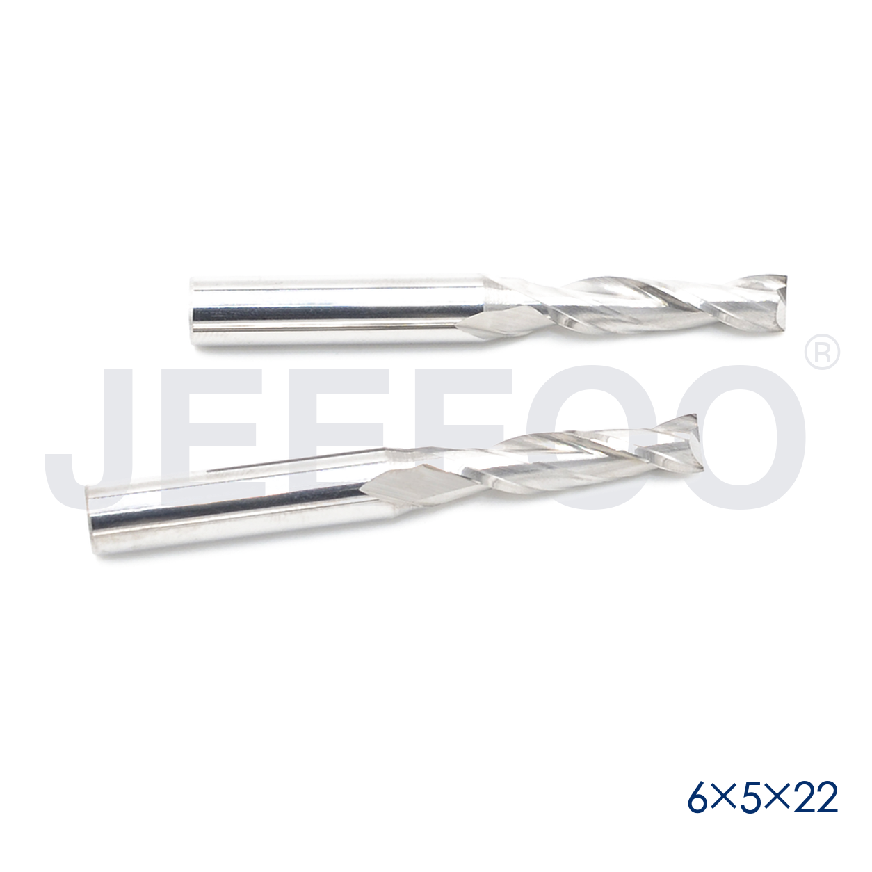 6x5x22 double flute CNC cutting tool
