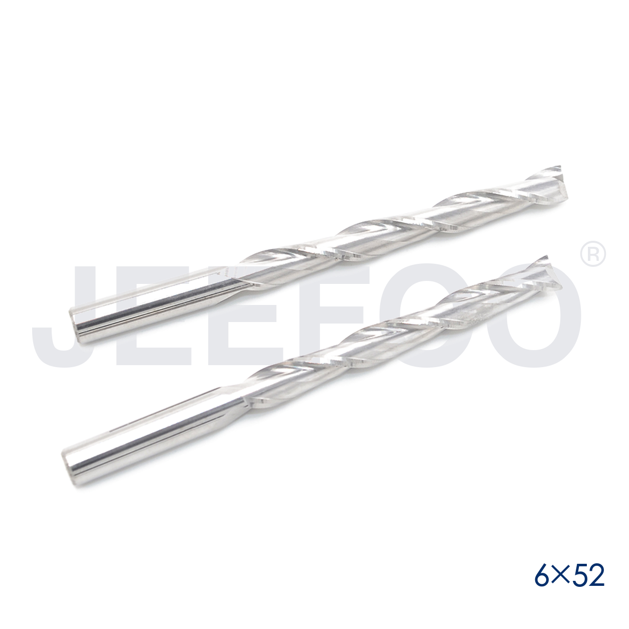 6x52Hx80L double flute CNC cutting tool