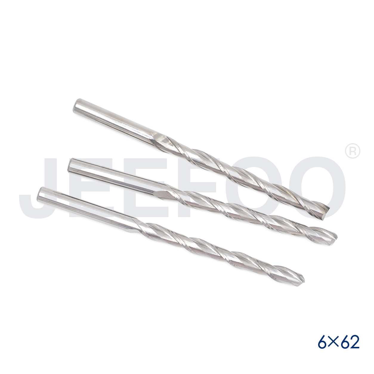 6x62 double flute CNC cutting tool