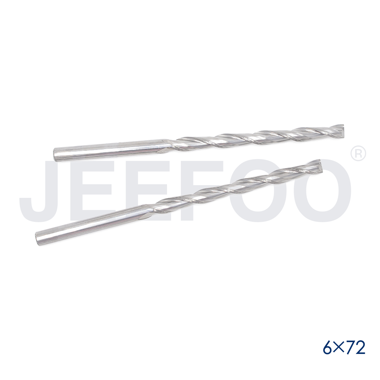 6x72 double flute CNC cutting tool
