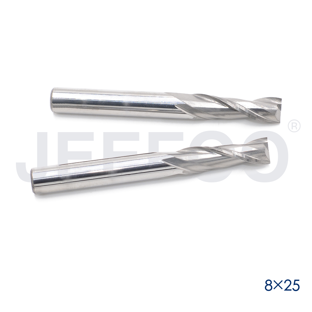 8x25 double flute CNC cutting tool