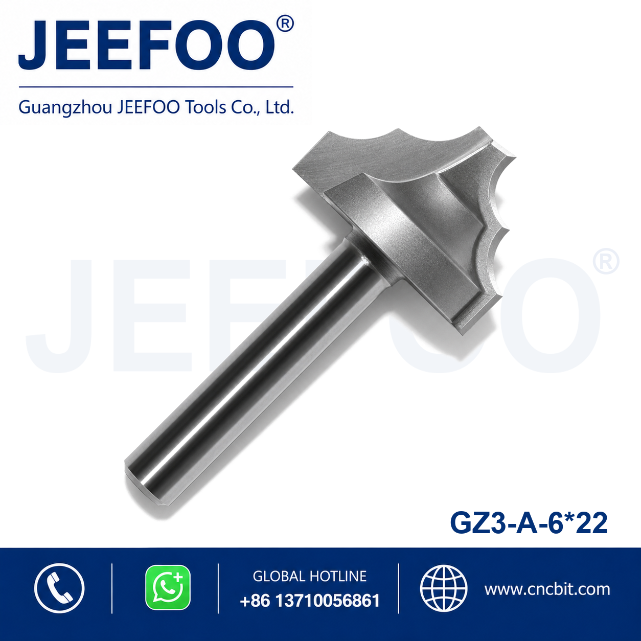 6x22 Type A Lace Knife Router Bit for CNC woodworking