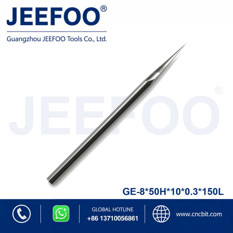 8x50Hx10x0.3x150L CNC Double Flute Straight Cutter and Taper Flat End Mill product image