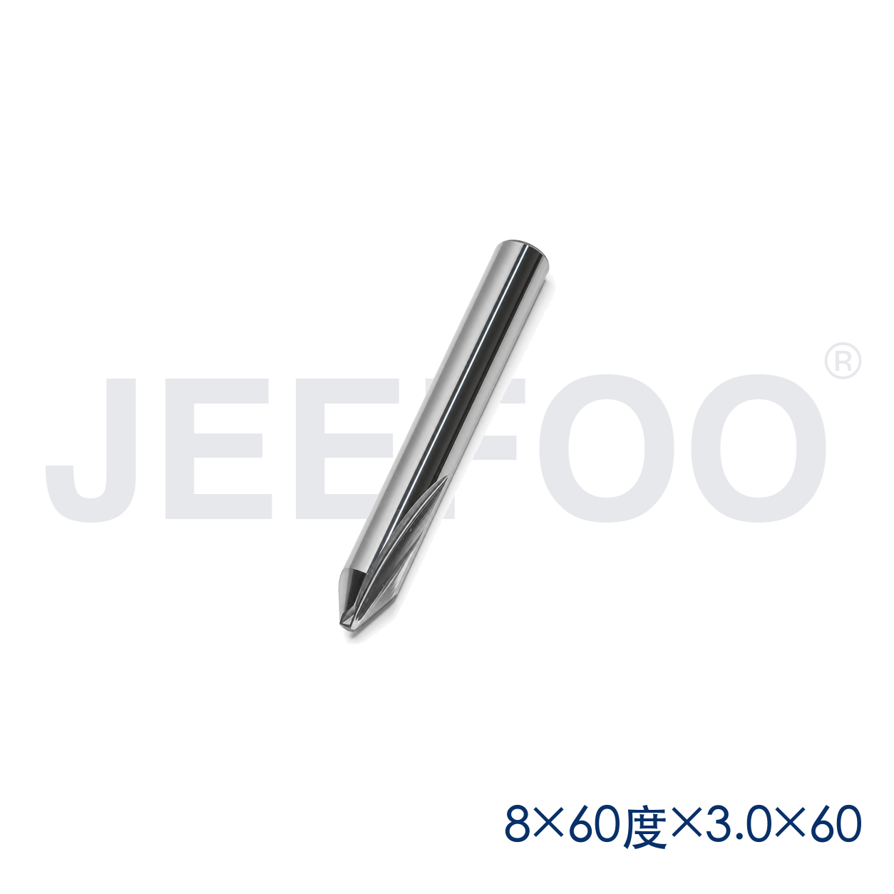 8x60x3.0x60 GE taper flat end mill dimensions B