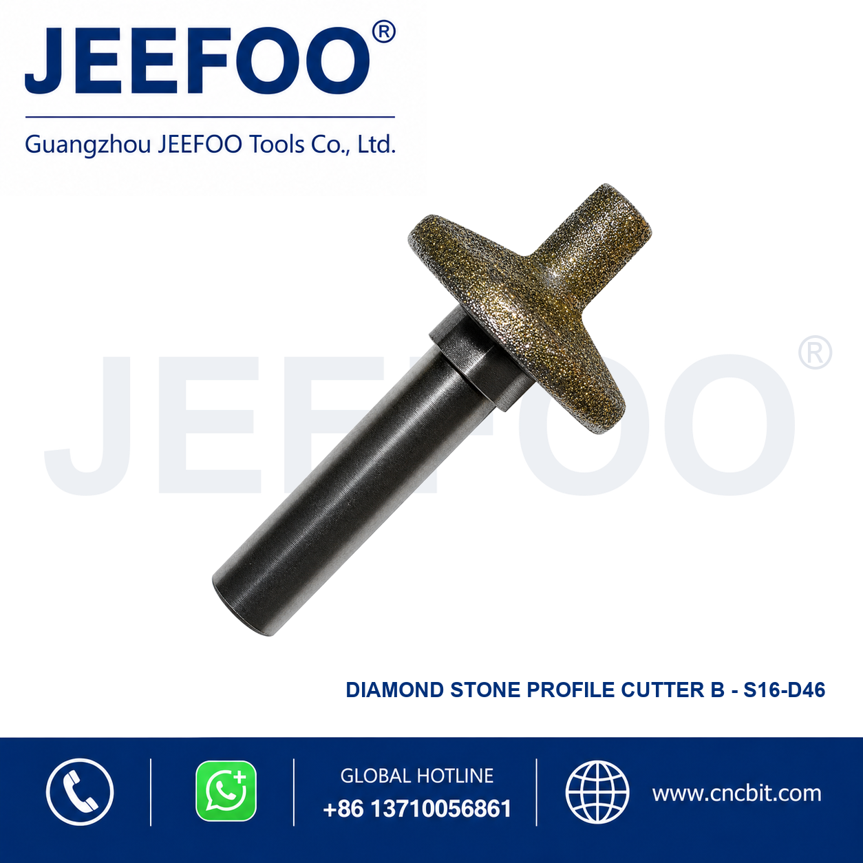 16mm D46 B-Type Diamond Stone Forming Bit