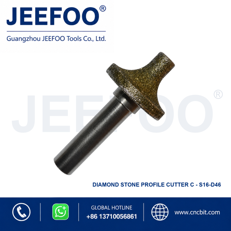16mm D46 C-Type Diamond Stone Forming Bit product image