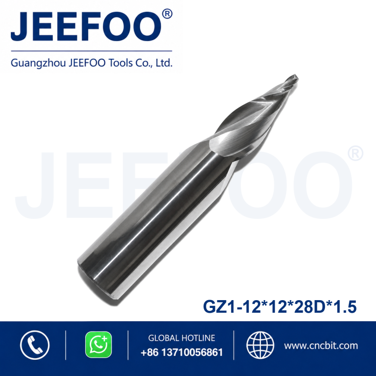 12xD12x28Dx1.5 CNC Mini Word Acrylic Engraving End Mill for Acrylic Sign Making product image