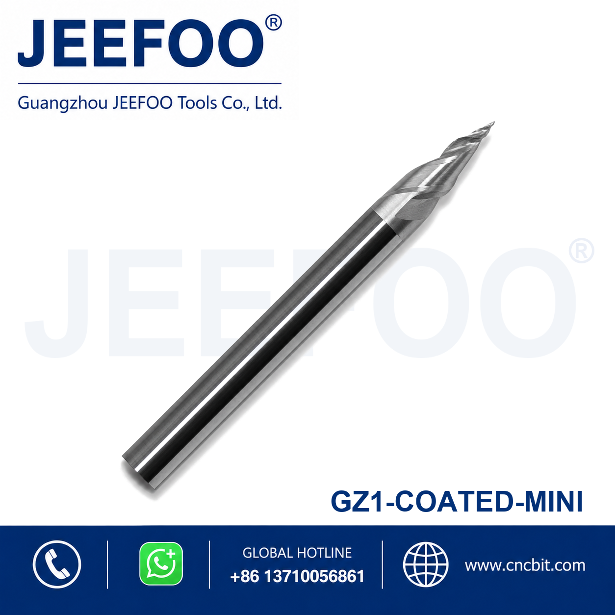 GZ1-MINI Coated Solid Carbide Mini Letter Router Bit for sign making