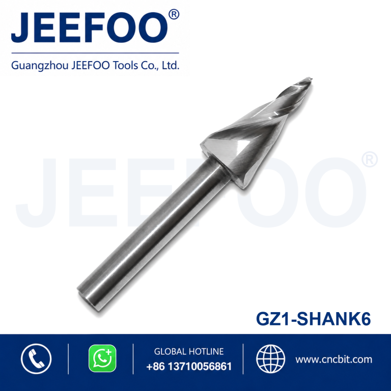 Shank 6mm CNC Mini Word Acrylic Engraving End Mill for Acrylic Sign Making product image