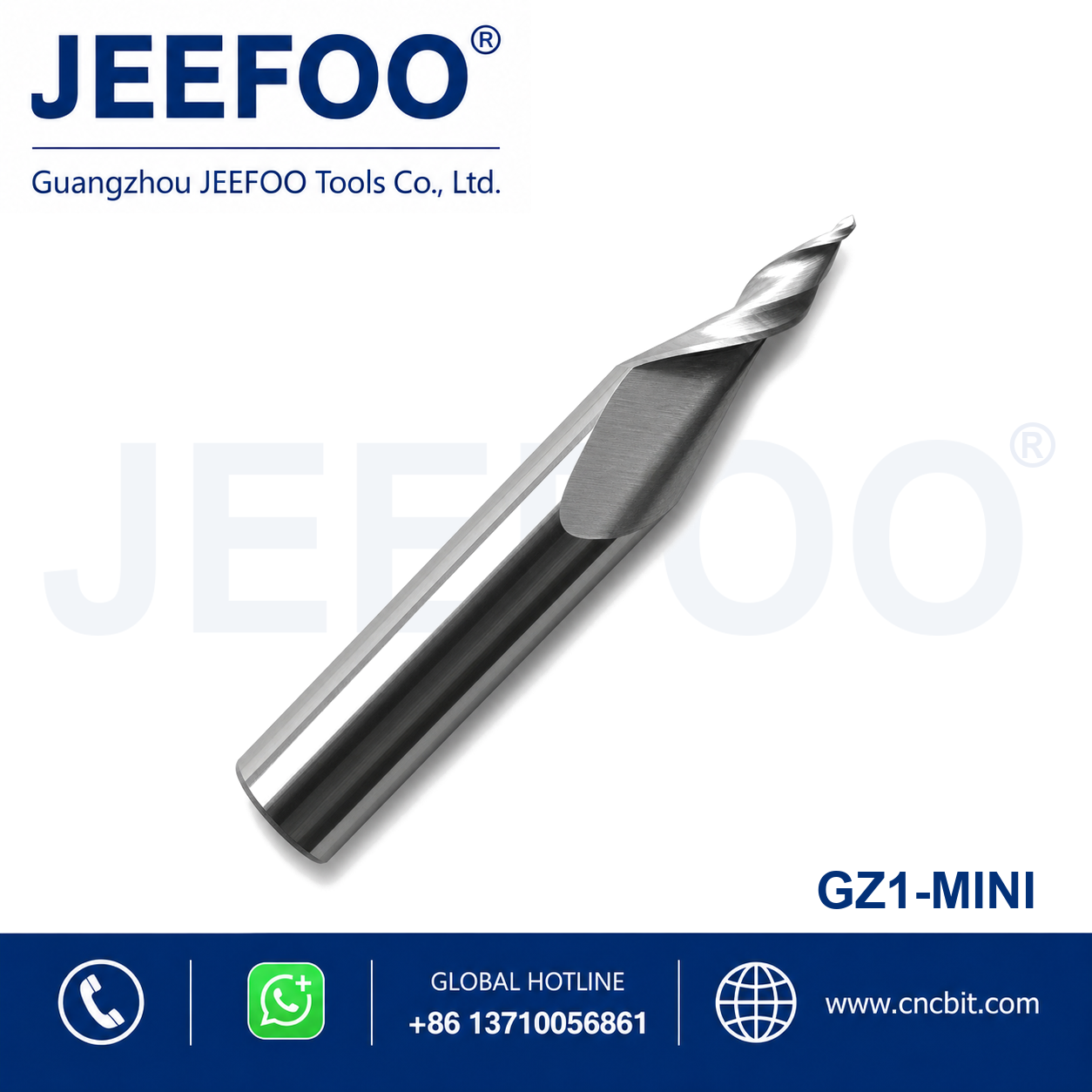 GZ1-MINI General CNC Mini Word Acrylic Engraving End Mill for sign making