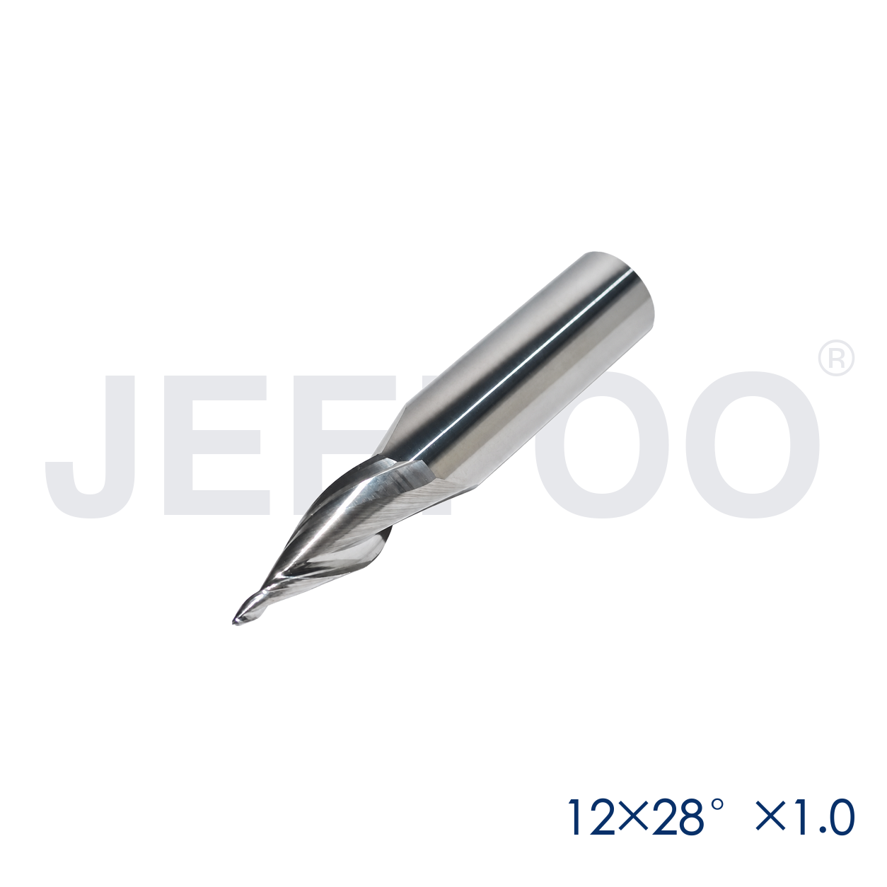 12x28Dx1.0 CNC Mini Word Acrylic Engraving End Mill acrylic processing detail
