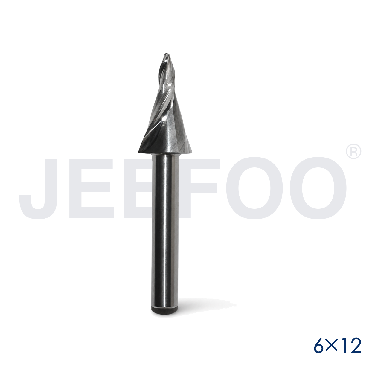 6x12x28Dx1.5 CNC Mini Word Acrylic Engraving End Mill cutting detail