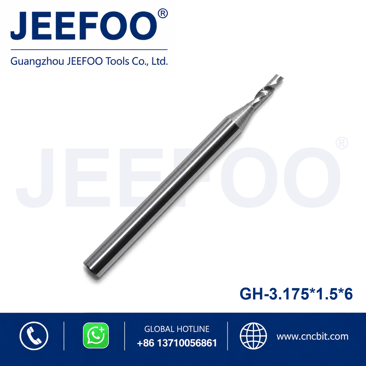 One Spiral Flute Bits