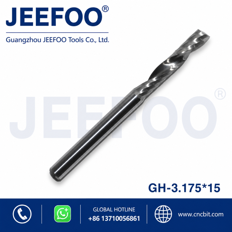 3.175x15 One flute spiral bits/ Cutter for CNC router bits,Cutting bits,Cutting tools product image