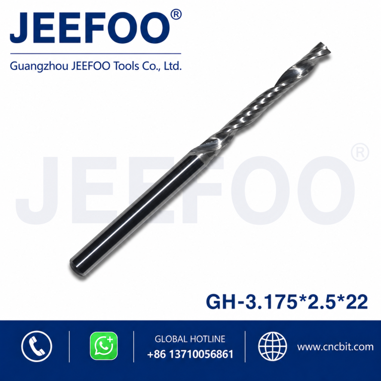 3.175x2.5x22 One Flute Super Solid Milling Cutter,Drill Bits,Carbide End Mill,CNC Tools Bits product image