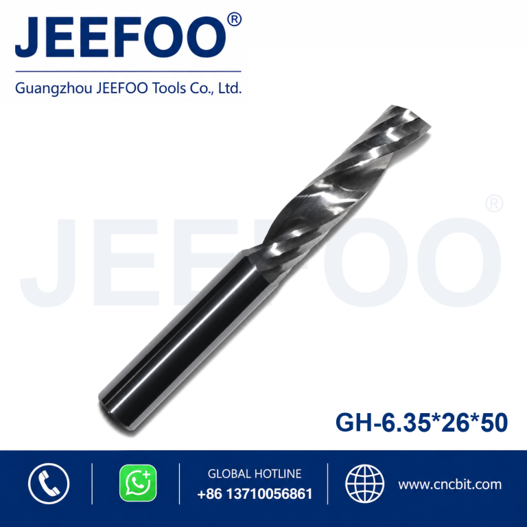 6.35x26x50 One Flute Sprial Bits Single-edged helical milling cutter/CNC cutting tools product image