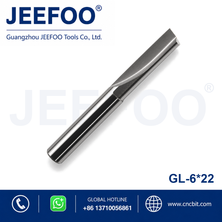 6x22 One Straight Flute Bits for CNC Router Engraving product image