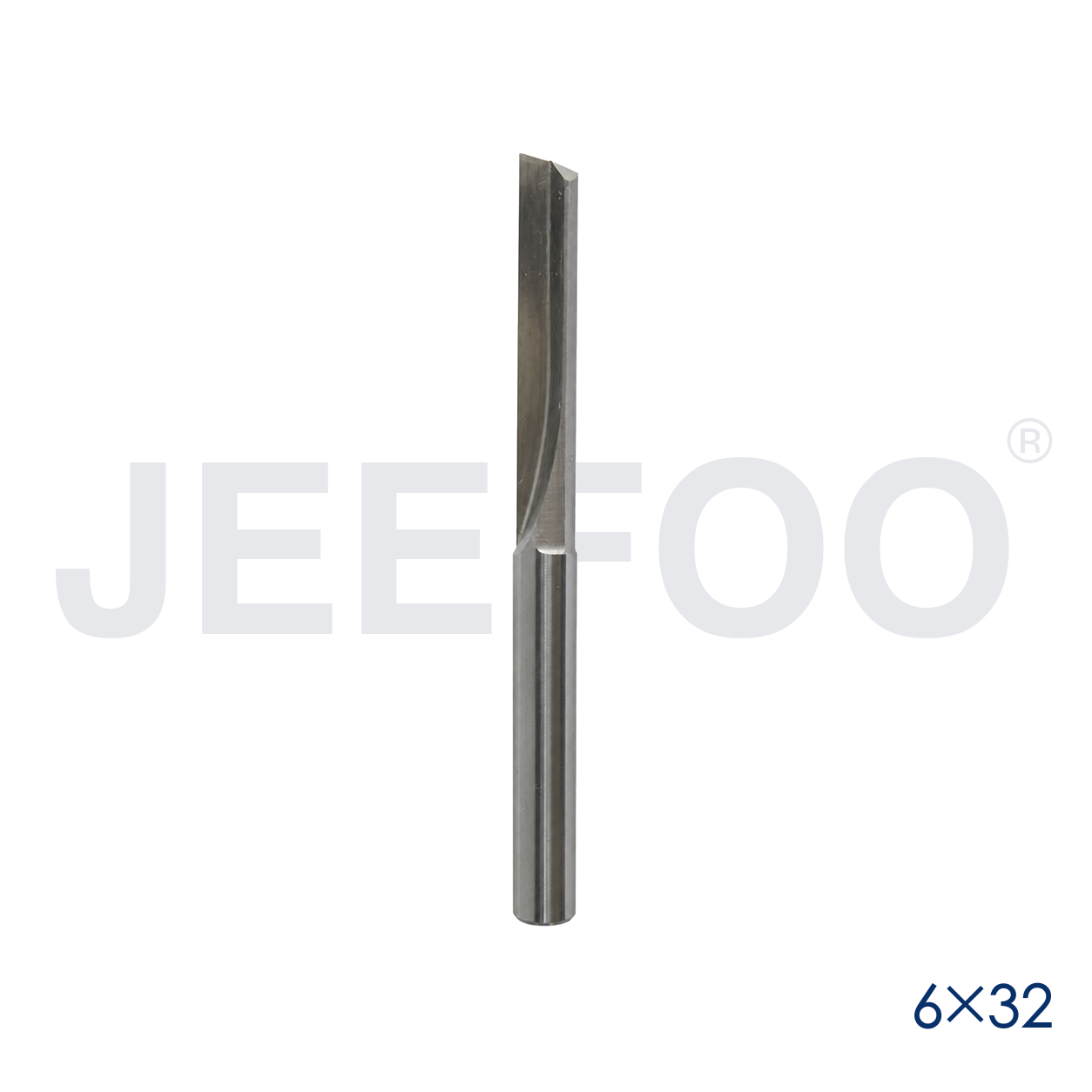 6x32 single flute straight bit details