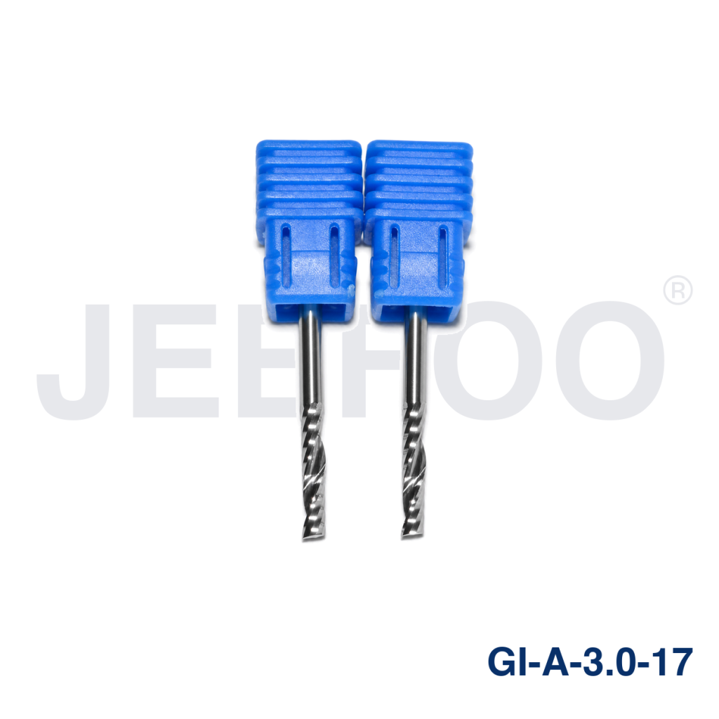 One flute carbide spiral cutter for acrylic and aluminum - Guangzhou