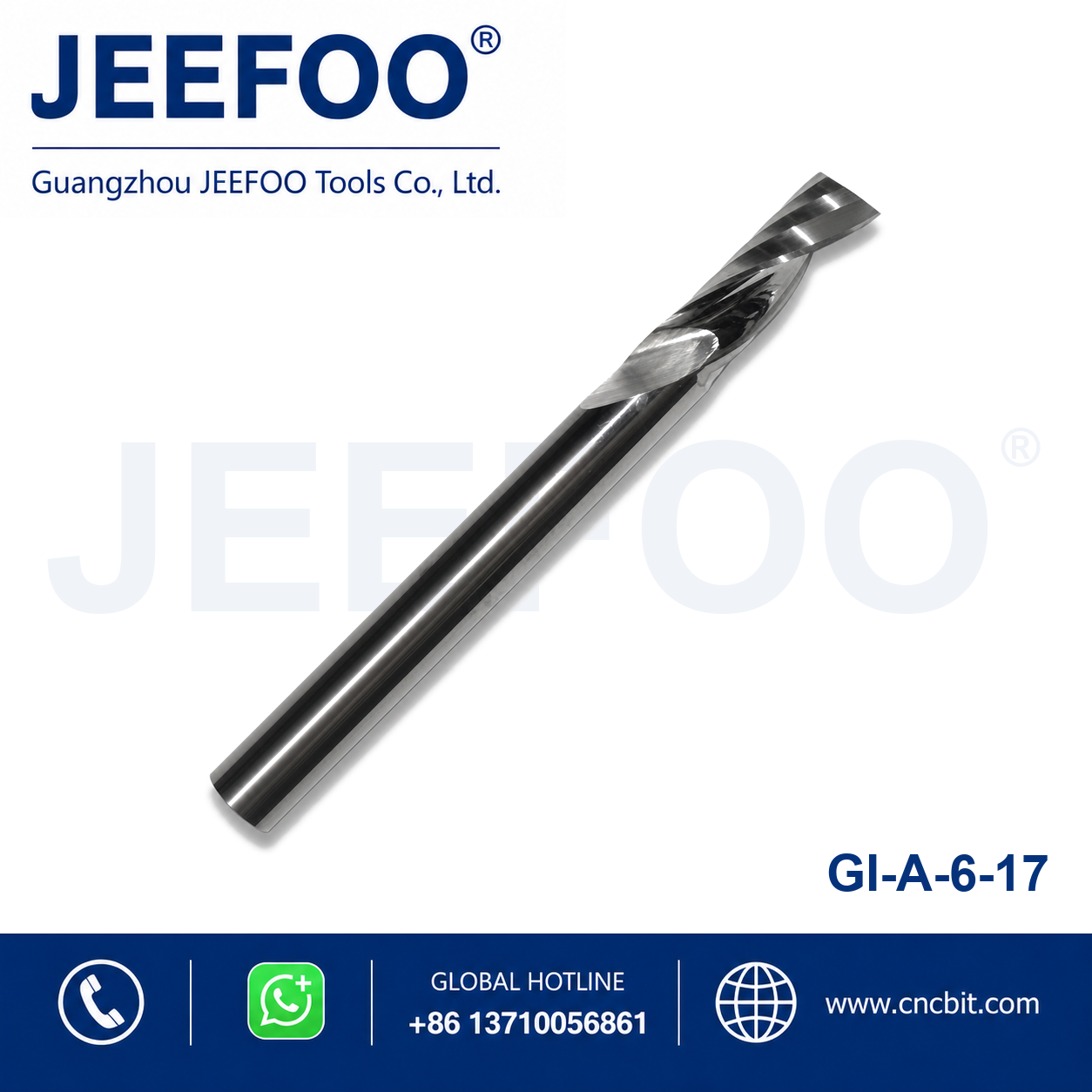 6x17 single flute carbide end mill
