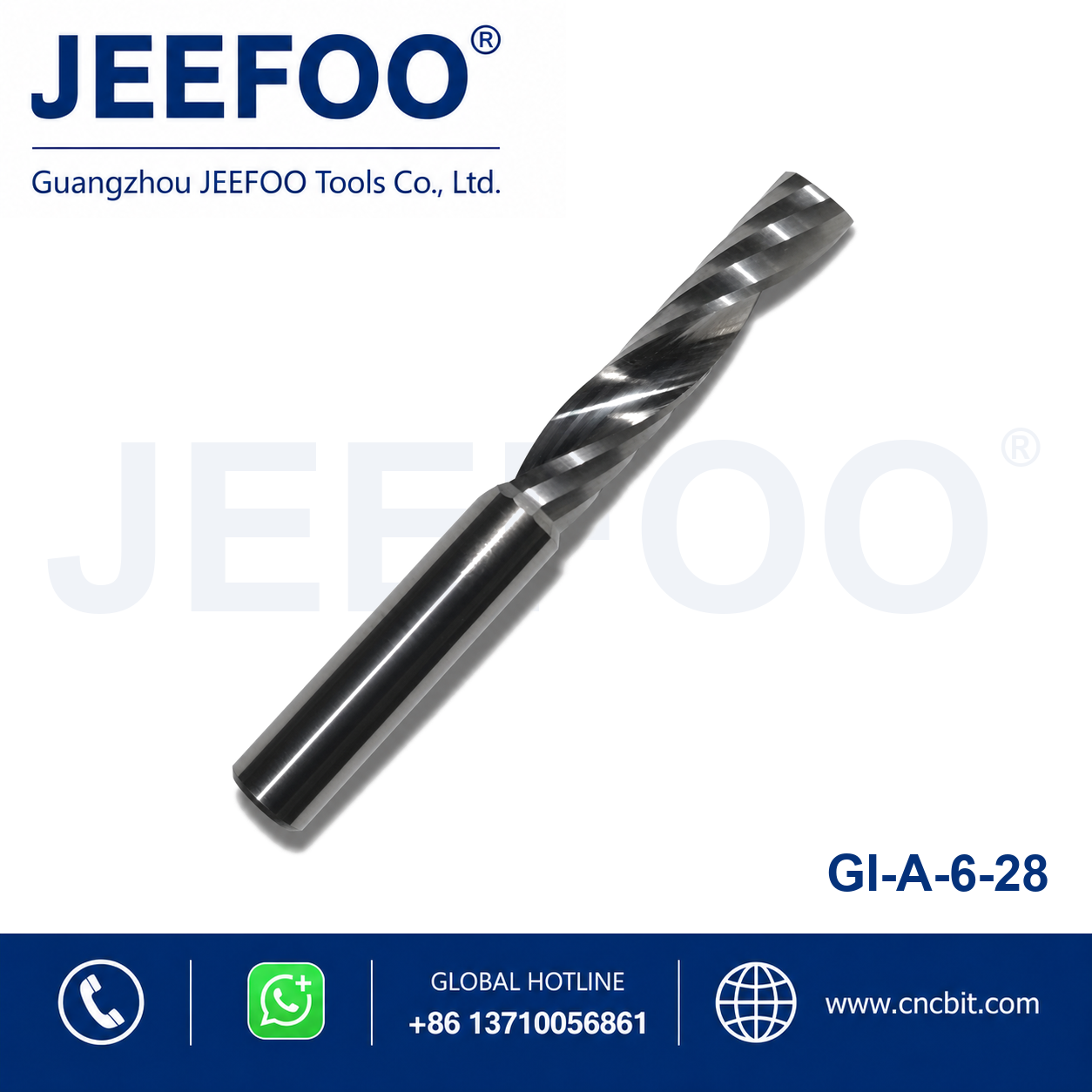 6x28 single flute router bit
