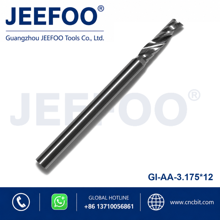 AA Wear Resistant Single Flute Router Bit Clean Edge Acrylic Processing product image